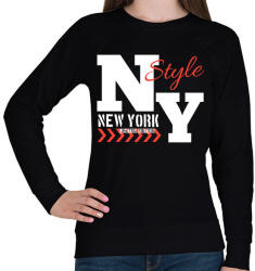 printfashion New York - Női pulóver - Fekete (4385469)