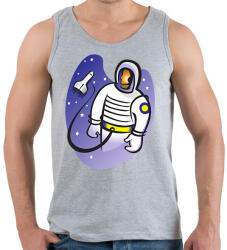 printfashion Asztronauta - Férfi atléta - Sport szürke (15092199)