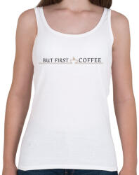 printfashion KÁVÉ - Női atléta - Fehér (259386)