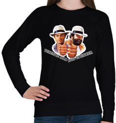 printfashion Bud Spencer és Ternce Hill - Női pulóver - Fekete (7135915)