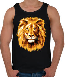 printfashion Oroszlán - Férfi atléta - Fekete (1271366)