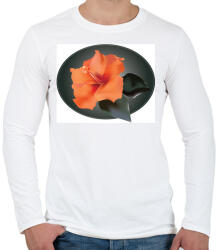 printfashion Virágom - Férfi hosszú ujjú póló - Fehér (440621)