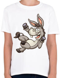 printfashion szamár - Gyerek póló - Fehér (16828213)