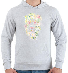 printfashion Here's the spring - Férfi kapucnis pulóver - Sport szürke (222893)