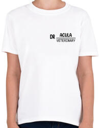 printfashion Dr. Acula - Veterinary - Gyerek póló - Fehér (7233795)