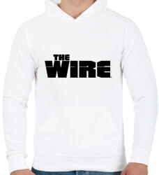 printfashion The Wire - Férfi kapucnis pulóver - Fehér (2316196)