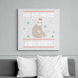printfashion Ho ho hozz még sört - Vászonkép - Fehér (14711374)