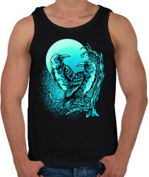 printfashion Holló - Férfi atléta - Fekete (13748858)