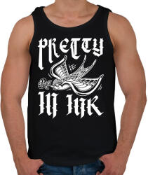 printfashion Pretty in ink - Férfi atléta - Fekete (12602475)