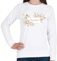 printfashion Erzsébet - Női pulóver - Fehér (3678438)
