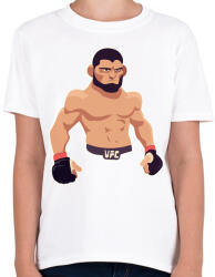 printfashion Khabib - Gyerek póló - Fehér (3587515)
