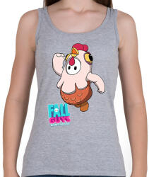printfashion Fall Guys - Chicken - Női atléta - Sport szürke (2838295)