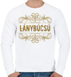 printfashion Lánybúcsú - Férfi pulóver - Fehér (5323994)