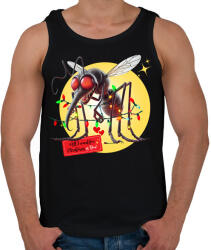 printfashion All I want for Christmas is You! - Vicces karácsonyi szúnyog - Férfi atléta - Fekete (15266190)