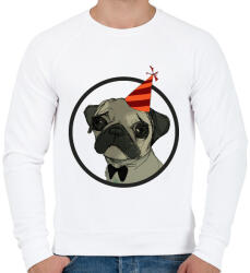 printfashion szülinap - Férfi pulóver - Fehér (1004642)
