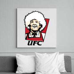 printfashion KFC Khabib - Vászonkép - Fehér (6633703)