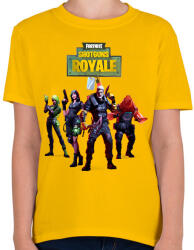 printfashion Killer squad Fortnite - Gyerek póló - Sárga (2435402)