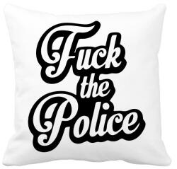 printfashion fuck the police - Párnahuzat, Díszpárnahuzat - Fehér (13539082)