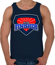 printfashion 5 KM FINISHER - Férfi atléta - Sötétkék (9533008)