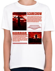 printfashion Scarecrow horror - Gyerek póló - Fehér (14715878)