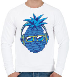 printfashion Ananász - Férfi pulóver - Fehér (6380474)