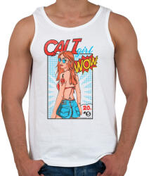 printfashion Szexi csaj - Férfi atléta - Fehér (431292)