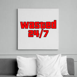 printfashion Wasted - Vászonkép - Fehér (6628897)