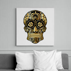 printfashion Koponya - Vászonkép - Fehér (6637386)