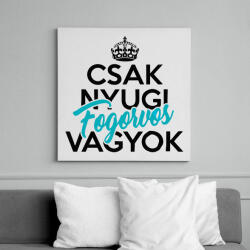 printfashion Fogorvos vagyok! - Vászonkép - Fehér (6628336)