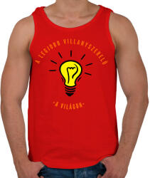 printfashion legjobb villanyszerelő - Férfi atléta - Piros (1318307)