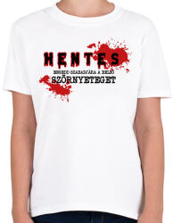printfashion Hentes - Szörnyeteg - Gyerek póló - Fehér (9390977)