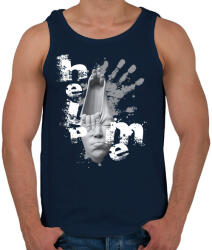 printfashion helpmeprojectwh-01 - Férfi atléta - Sötétkék (461661)