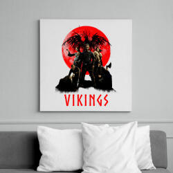 printfashion VIKINGS - Vászonkép - Fehér (6632065)