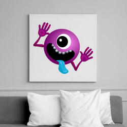 printfashion Alien - Vászonkép - Fehér (6637575)
