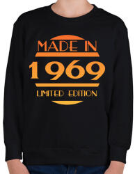 printfashion 1969 - Gyerek pulóver - Fekete (12773955)