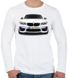 printfashion Bmw - Férfi hosszú ujjú póló - Fehér (1019398)
