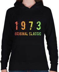 printfashion 1973 - Női kapucnis pulóver - Fekete (4562298)
