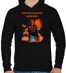 printfashion LEGYEN KEDVED SZERINT - Férfi kapucnis pulóver - Fekete (5217125)