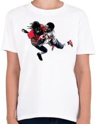 printfashion NFL Touchdown - Gyerek póló - Fehér (2170688)