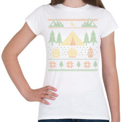 printfashion Sátoros csúnya pulcsi - Női póló - Fehér (14601760)