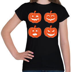 printfashion pumpkins-1777667 - Női póló - Fekete (9533469)