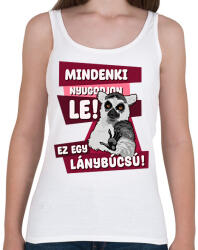 printfashion Mindenki nyugodjon le lánybúcsú - Női atléta - Fehér (13253229)