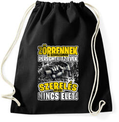 printfashion Zörrennek a szerszámok, peregnek az évek. Szerelés nélkül nincs élet! - Sportzsák, Tornazsák - Fekete (16410606)