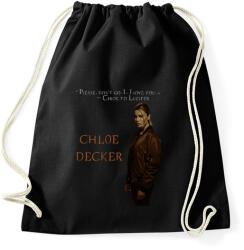 printfashion chloe decker - Sportzsák, Tornazsák - Fekete (2044073)