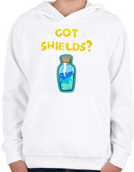 printfashion Van Shielded? - Gyerek kapucnis pulóver - Fehér (2429111)