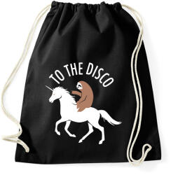 printfashion Irány a diszkó - Sportzsák, Tornazsák - Fekete (1458919)