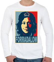 printfashion tamara_gevara01_3 - Férfi hosszú ujjú póló - Fehér (14797578)