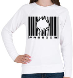 printfashion Freedom - Női pulóver - Fehér (12351548)
