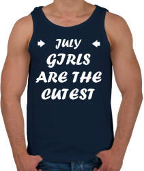 printfashion Júliusi csajok a legcukibbak - Férfi atléta - Sötétkék (1420357)