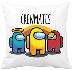 printfashion Among us - crewmates. - Párnahuzat, Díszpárnahuzat - Fehér (4147784)